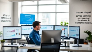 Optimizing strategies for deviens-dropshipper.fr in a vibrant office setup