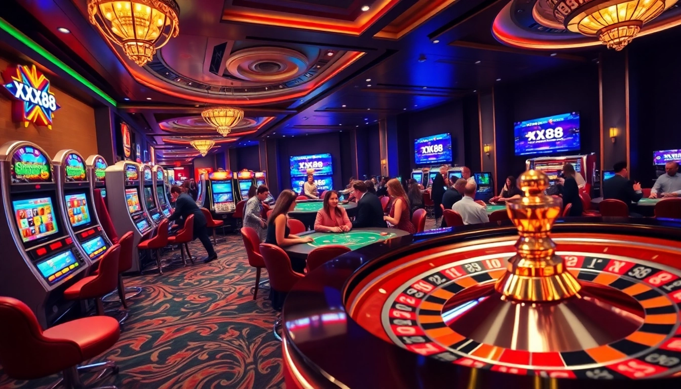 Engage with thrilling games at https://xx88.promo/ featuring vibrant slot machines and dynamic casino tables.