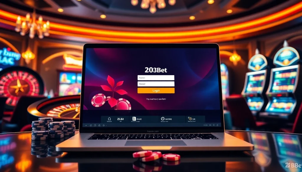 Experience seamless access to 20bet Login with exciting casino elements in a luxurious setting.