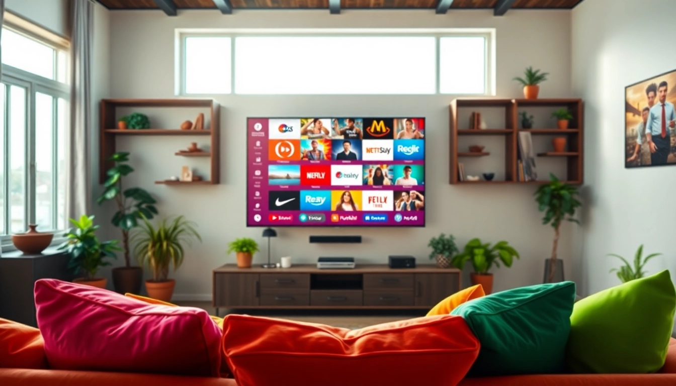 Enjoy seamless streaming with IPTV service at https://bosstv.ca featuring a stylish setup for entertainment.