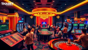 Experience the thrill of betting at THABET's vibrant online casino.