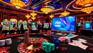 Experience the thrill of online gambling with rio Login at an elegant casino.