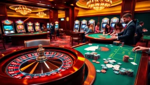 Experience the excitement of go8 gambling with players at a luxurious casino table.