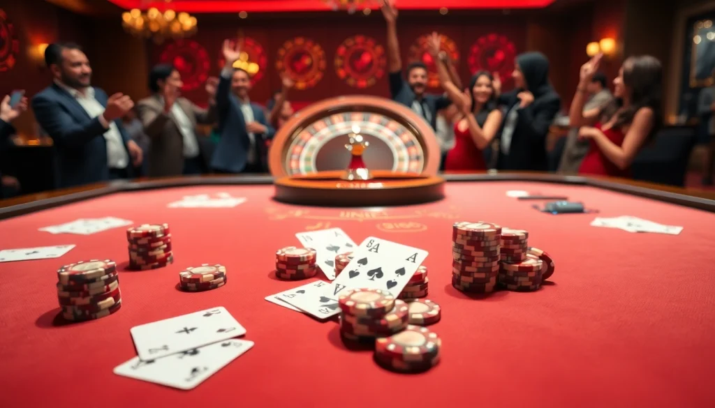 Experience thrilling baccarat at jun888 with elegant tables, vibrant chips, and exciting gameplay.