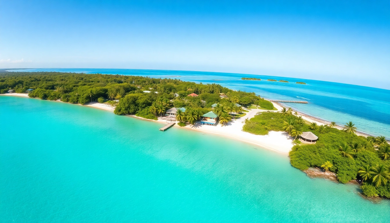 Stunning Ambergris Caye landscape featuring Remax Belize properties along the Caribbean coast.