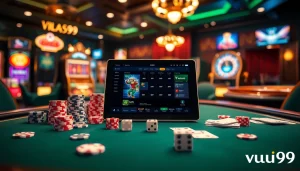 Experience the excitement of online gaming with vua99's luxurious casino atmosphere.