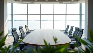 Book your next meeting at https://oresundbusinessmeeting.se, featuring a modern conference room.