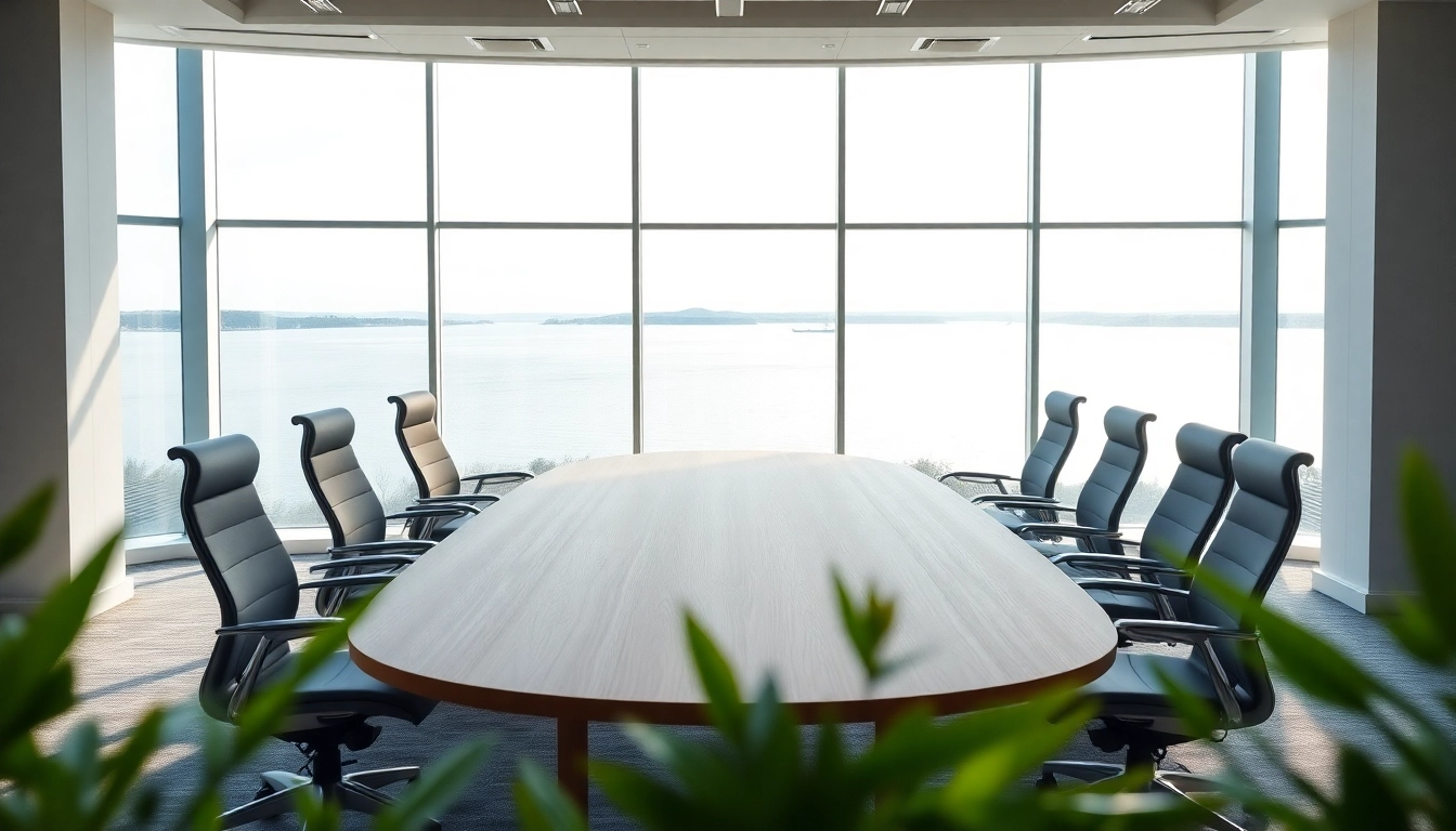 Book your next meeting at https://oresundbusinessmeeting.se, featuring a modern conference room.