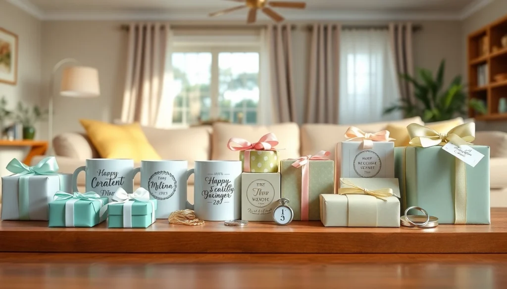 Buy unique personalized gifts showcased at https://trevia.com in a cozy setting.