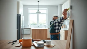 Transform your home renovation with expert craftsmanship in a beautifully designed kitchen.