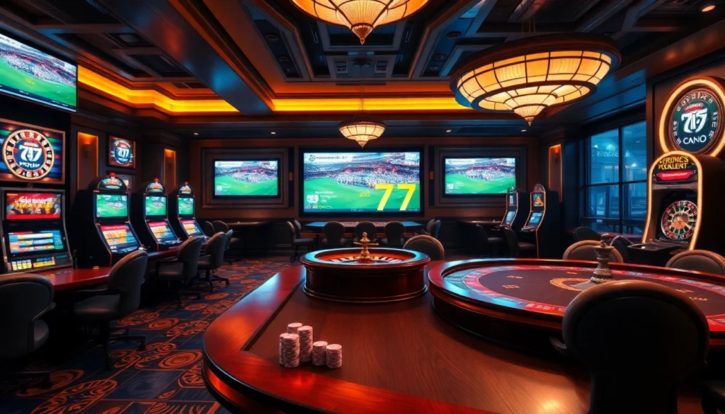 Enjoy thrilling live football matches and big wins at the upscale casino, emphasizing ดูบอลสด 77.