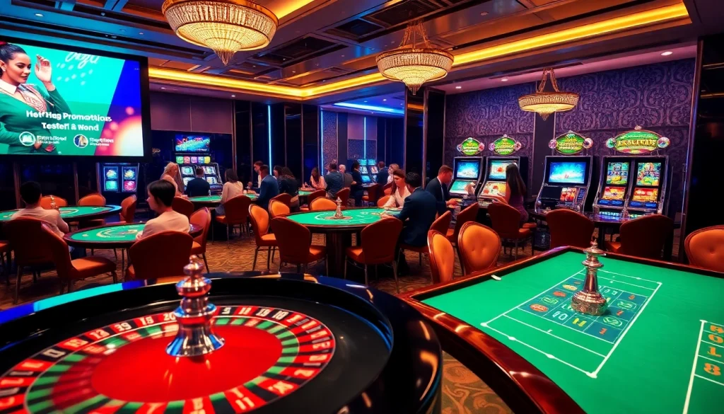 A diverse group of players enjoying their time at a luxury casino featuring games from https://lc88comm.com/.