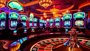 Experience the thrill of raja barong slot machines in a vibrant casino atmosphere.