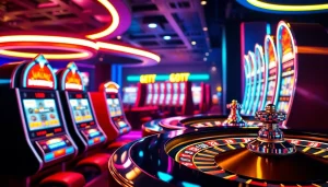 Rasakan kegembiraan bermain istana777 bet di kasino modern yang penuh warna.