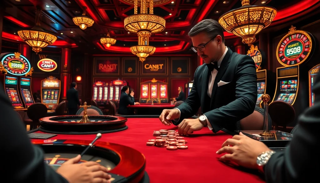 High-stakes gaming scene showcasing the hidden wiki 2026 with luxurious casino elements.