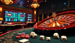 Engage in thrilling gameplay at https://ok88.tech/ with vibrant casino tables and dynamic online betting interface.