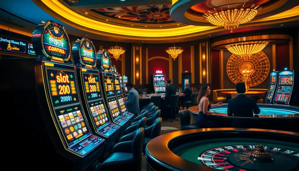 Kegembiraan berjudi di mesin slot yang menampilkan taruhan Slot Bet 200, menggambarkan aksi para pemain.