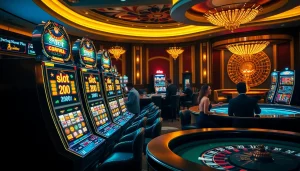 Kegembiraan berjudi di mesin slot yang menampilkan taruhan Slot Bet 200, menggambarkan aksi para pemain.