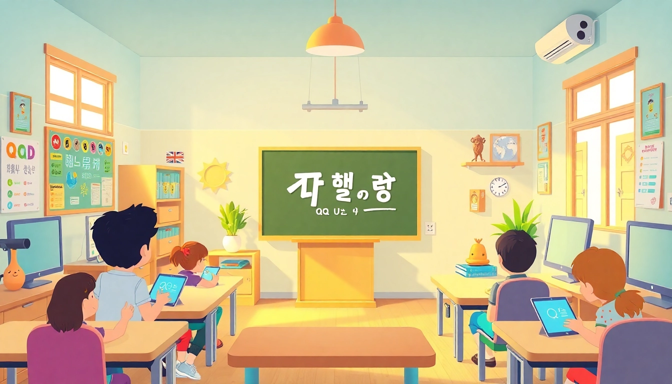 子どもと大人向けの qqイングリッシュ カランメソッド 料金を紹介するインタラクティブなオンライン英語学習環境。