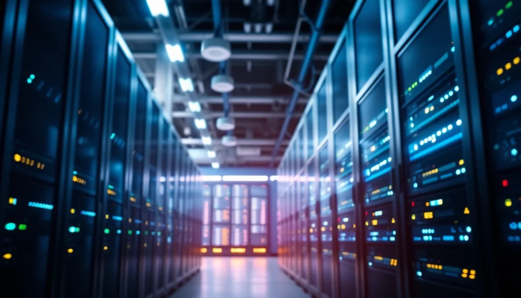 Showcasing servers and data centers at https://aminserve.com, emphasizing cutting-edge technology.