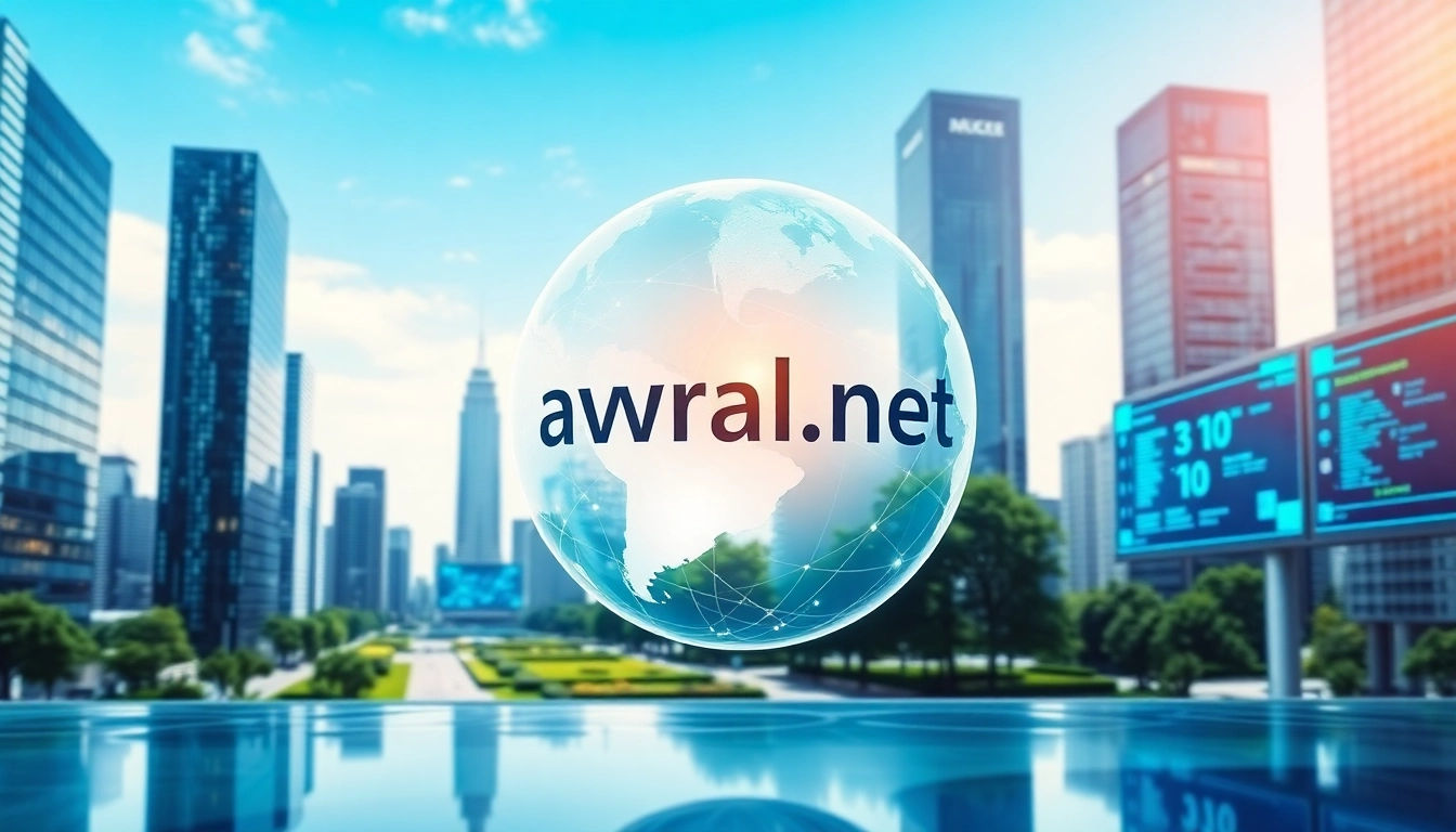 avral.net 관련 혁신적인 디지털 도시 풍경을 보여줍니다.