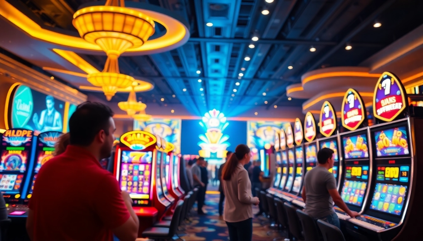 Verken de spannende wereld van online gaming op https://casinodaily.nl met kleurrijke gokkasten en blije spelers.