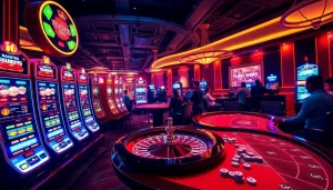 Experience the excitement of online gambling at trang chủ tobet88 with vibrant casino visuals.