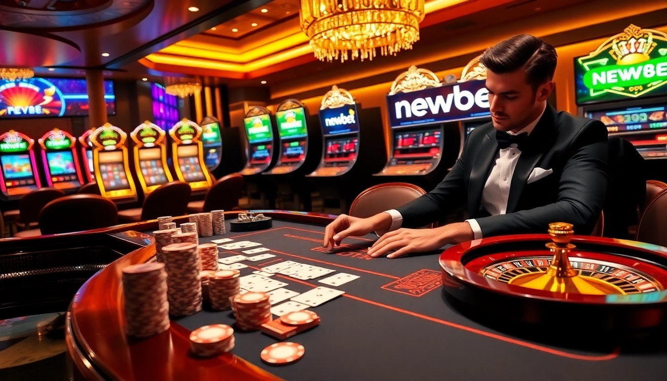 Experience the thrill of winning at new88bet with engaging casino games and vibrant scenes.