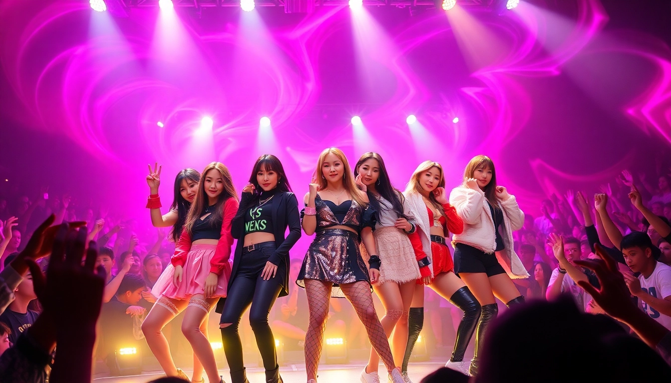 Captivating BLACKPINK news performance showcasing the group in an energetic stage setting