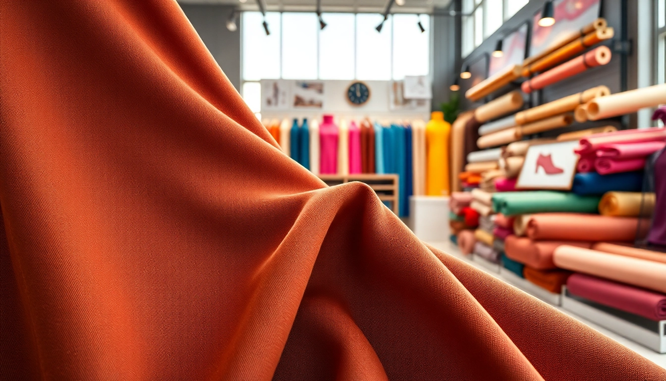 Punta di roma kopen, diverse stofmonsters in een moderne showroom verlicht door natuurlijk licht.