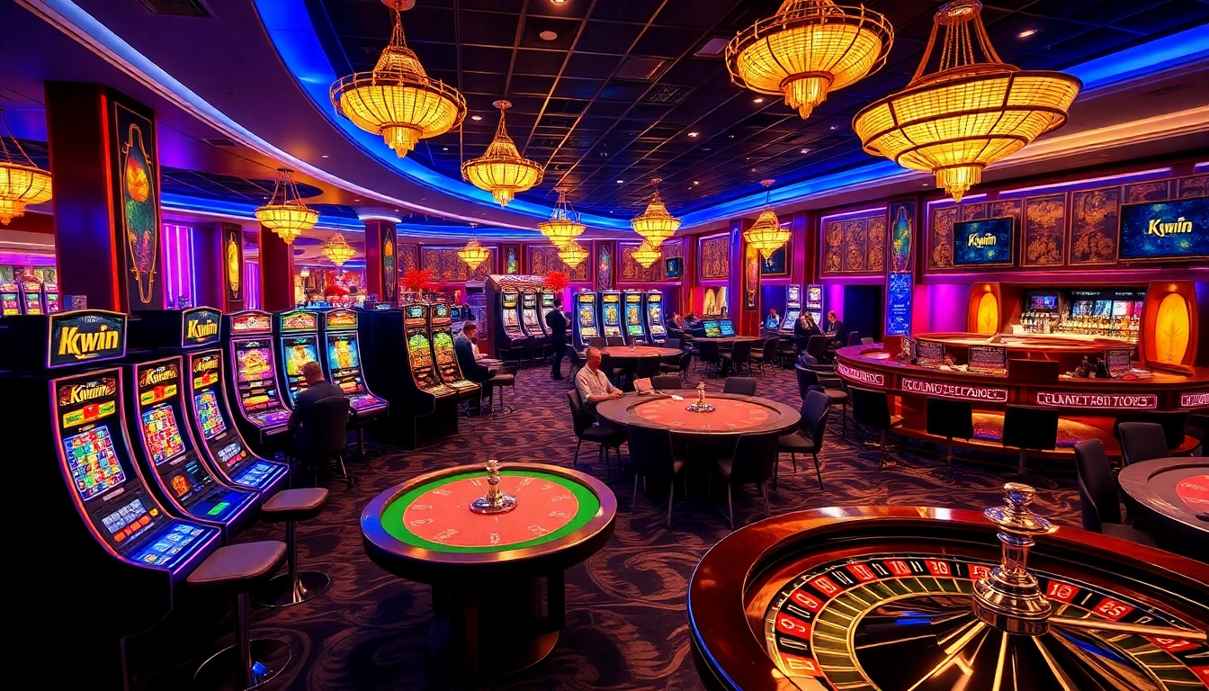 Kkwin offers a thrilling gaming experience with vibrant casino games and luxurious atmosphere.