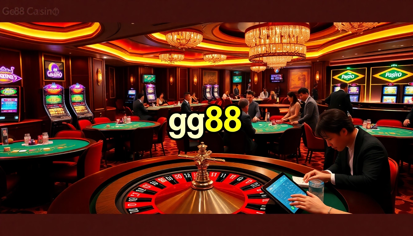 Players winning at gg88 casino tables, showcasing the excitement of gambling.