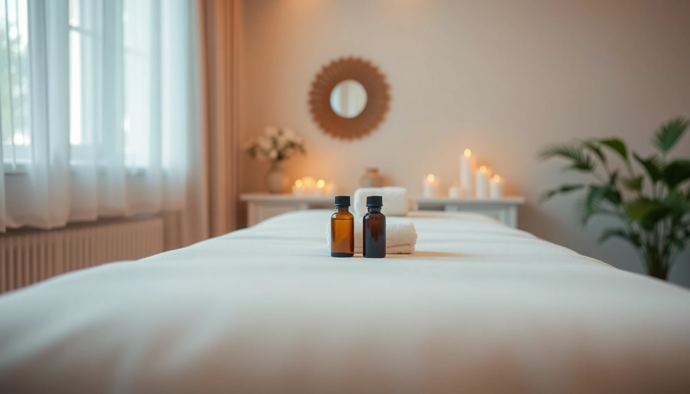 조용한 가정 환경에서 전문 출장마사지로 휴식을 만끽하는 모습.