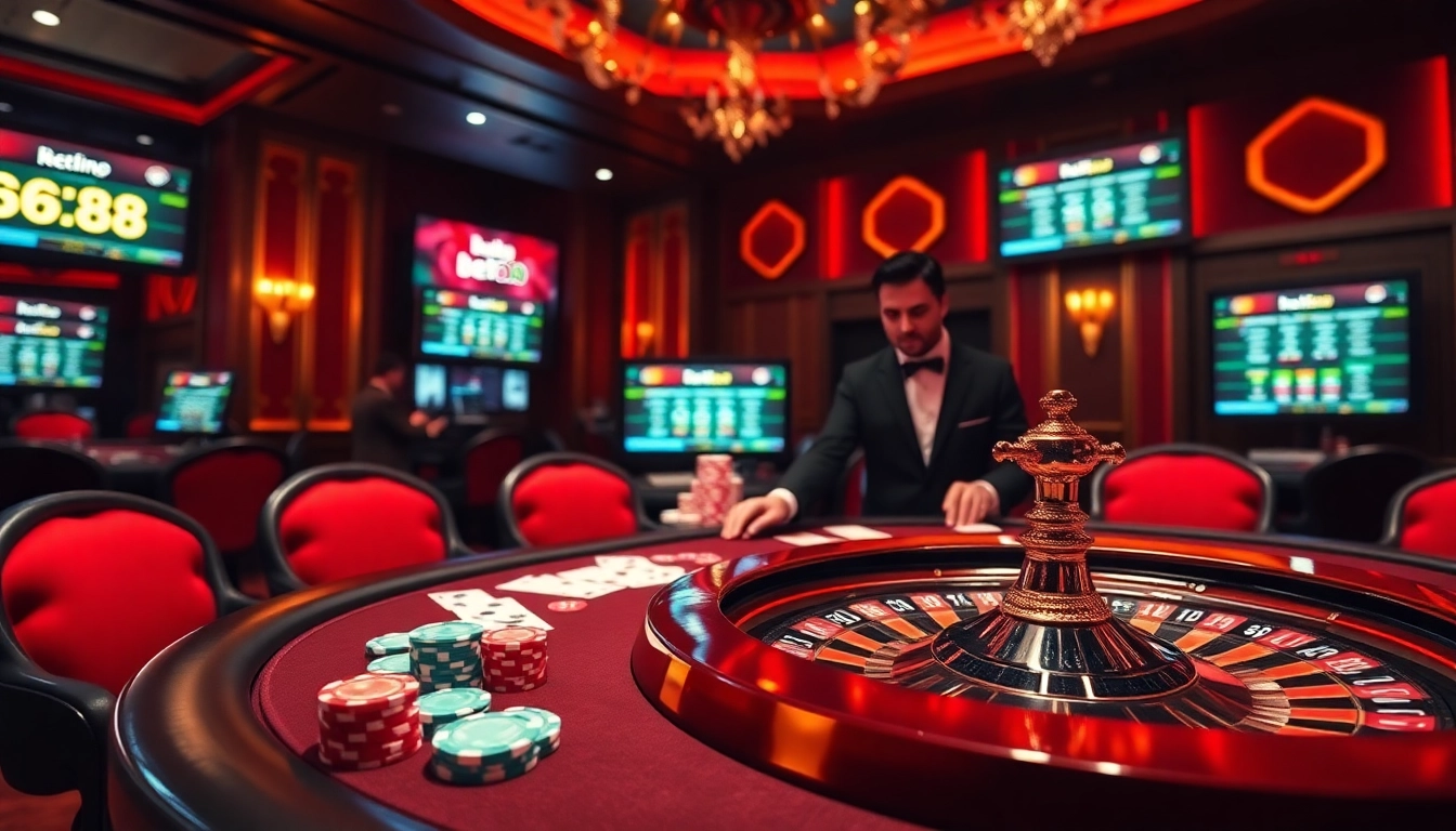 Experience thrilling Bet88 đăng nhập at a spectacular casino poker game.