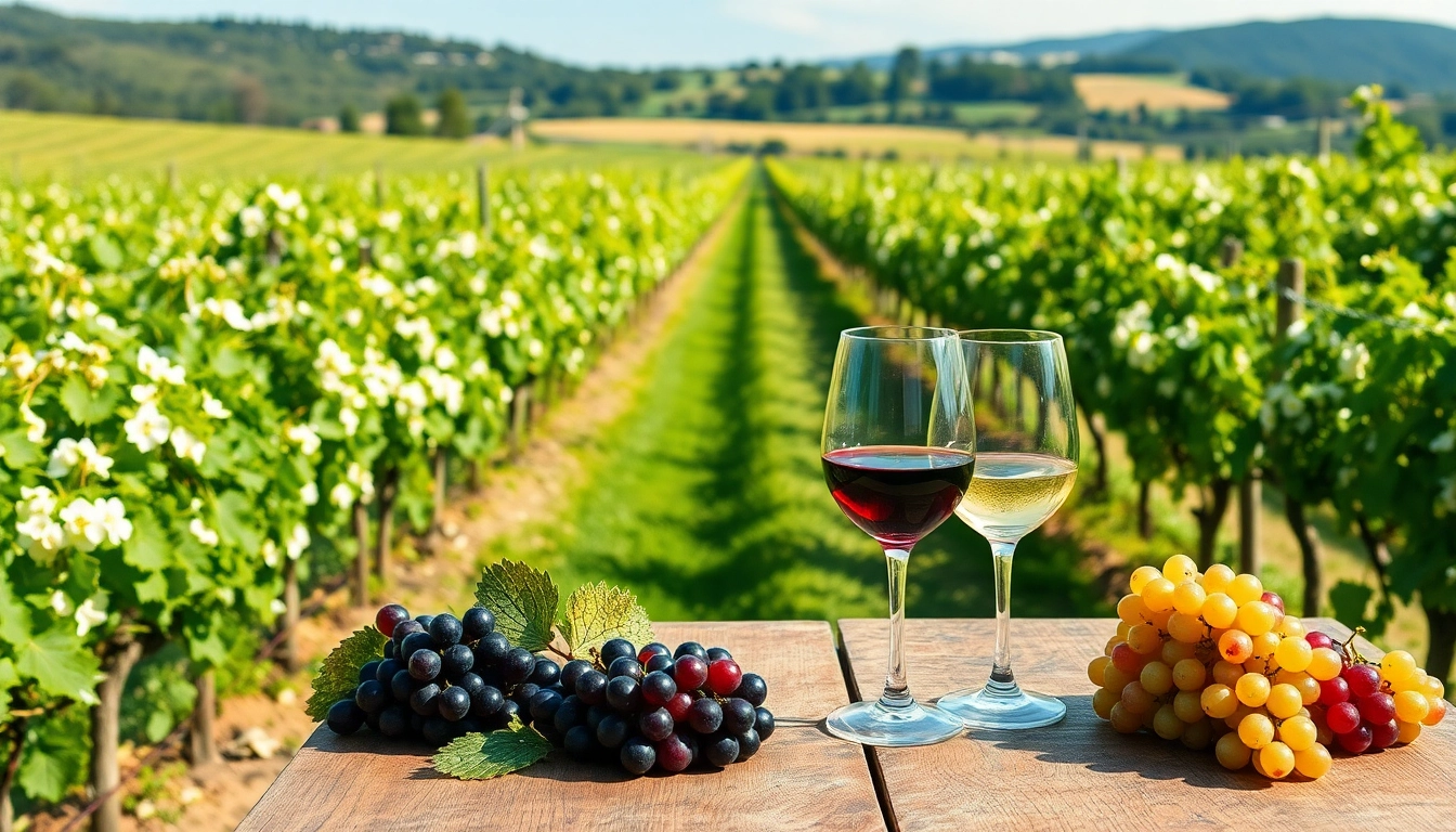 Indulge in Clarksburg wine tasting amidst picturesque vineyards and elegantly arranged wine glasses.