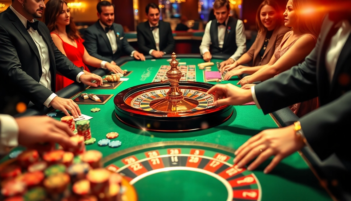 Découvrez l'atmosphère électrisante du casino en ligne avec des actions de jetons palpitantes et l'excitation de la roulette.