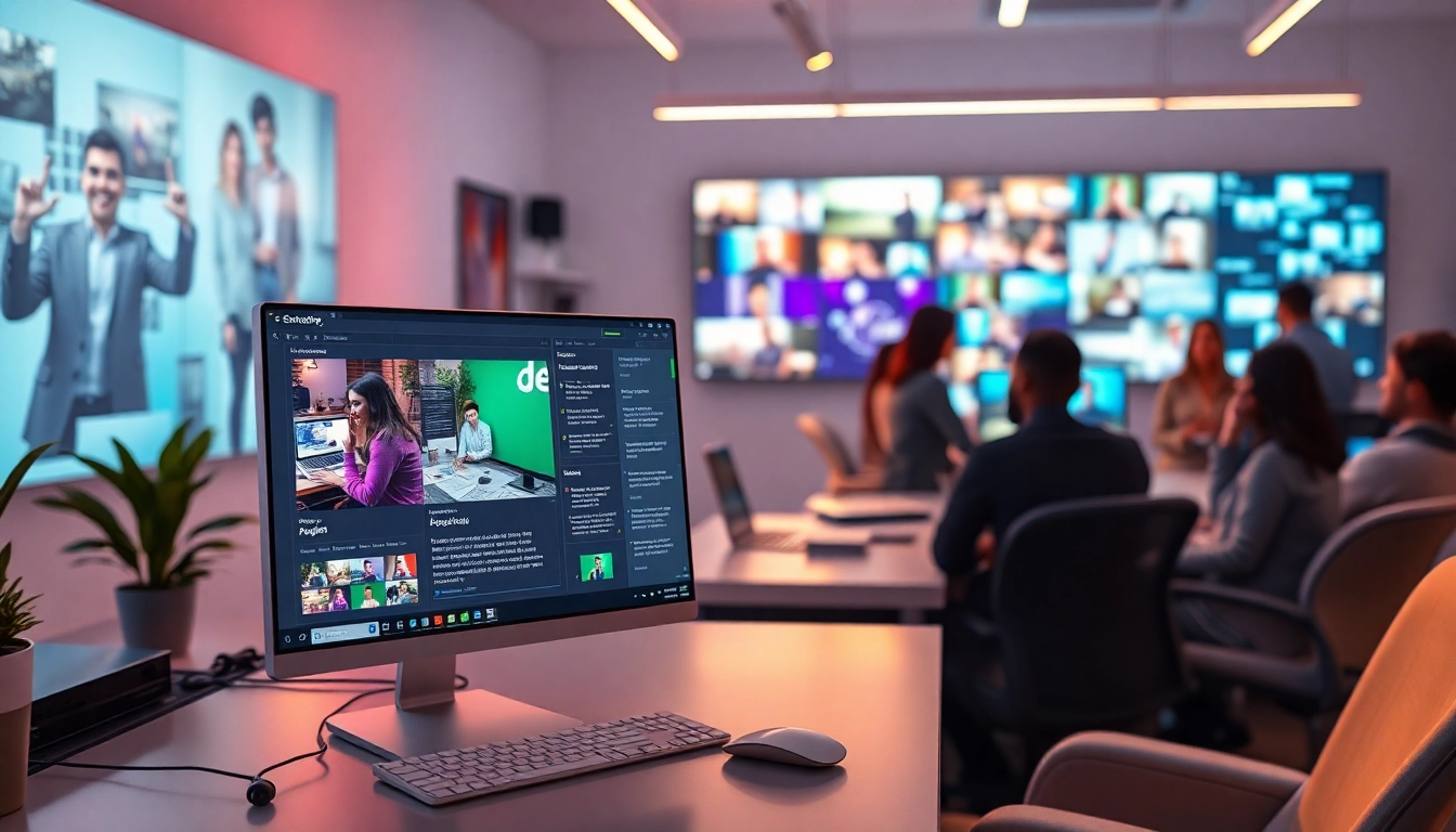 Convert video to prompt using advanced technology in a modern workspace.