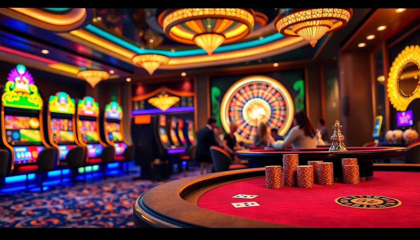Experience the thrill of gambling at nhà cái thabet with lively casino games and luxurious settings.