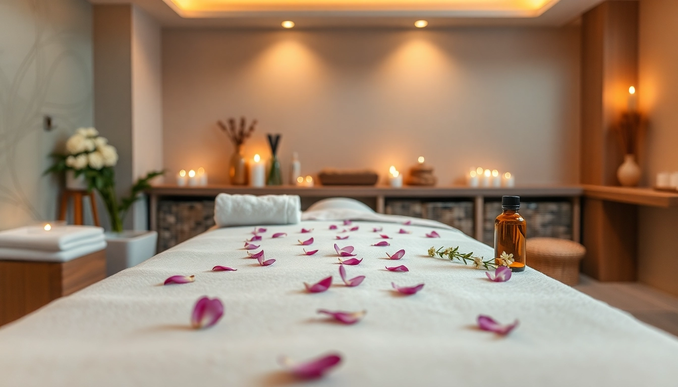 편안한 조명과 아늑한 장식이 있는 평온한 스파 환경에서 인천마사지를 경험하세요.