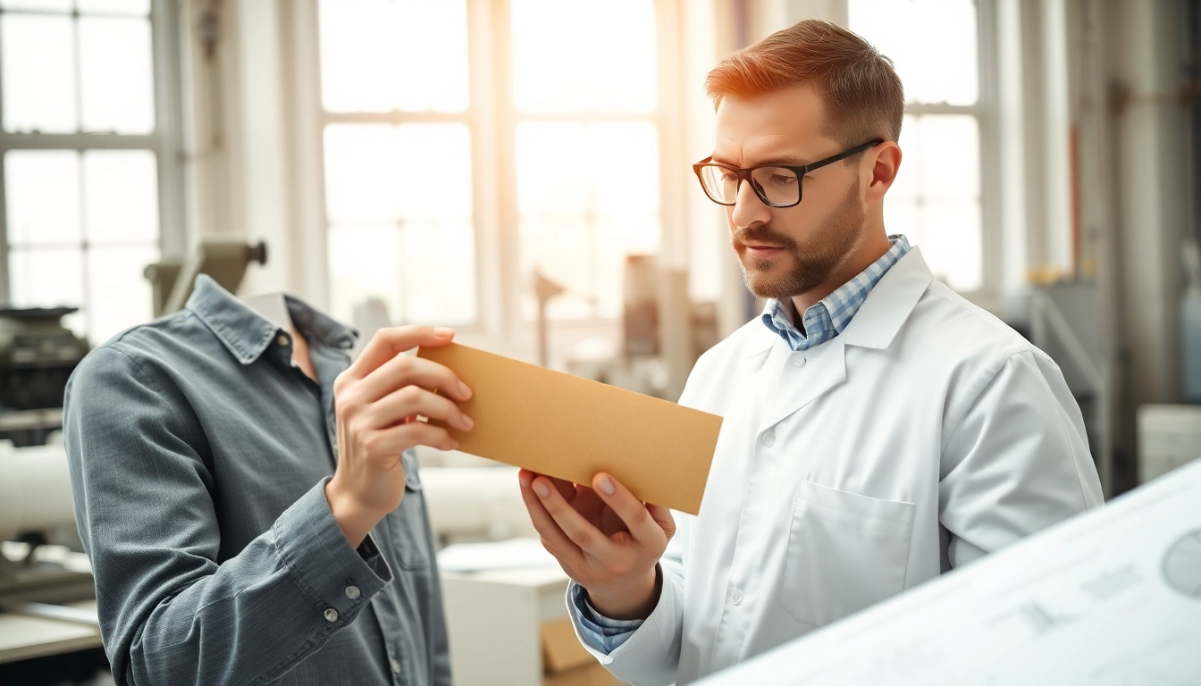 Engineered Composites material examination in a professional lab setting.