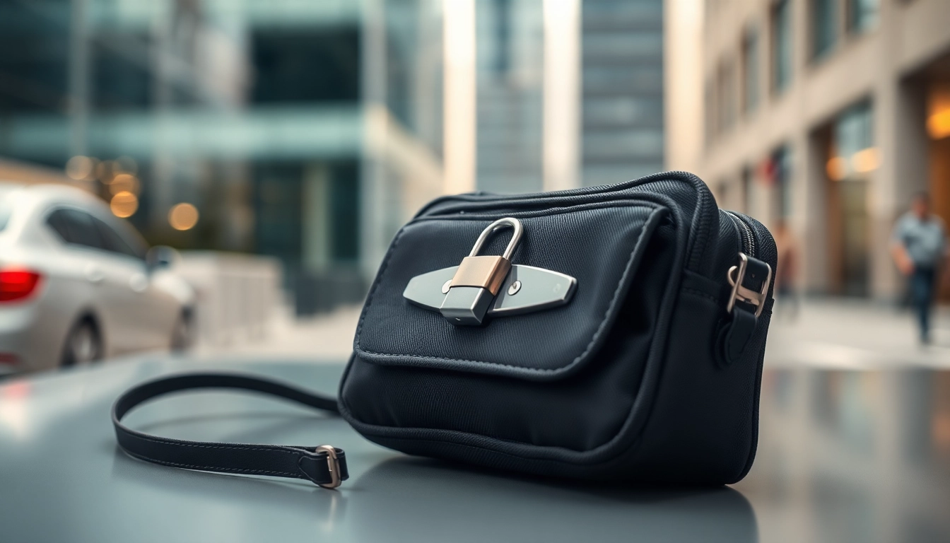 Handy Tasche abschließbar mit Sicherheitsmechanismus für optimale Aufbewahrung