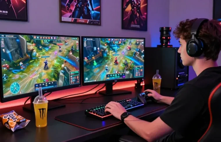 Engaging online gaming experience on ROKOK88 platform with vibrant graphics and dynamic setup.